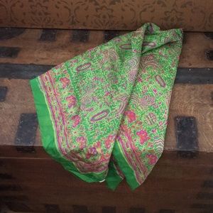 Vintage Scarf 100% Silk